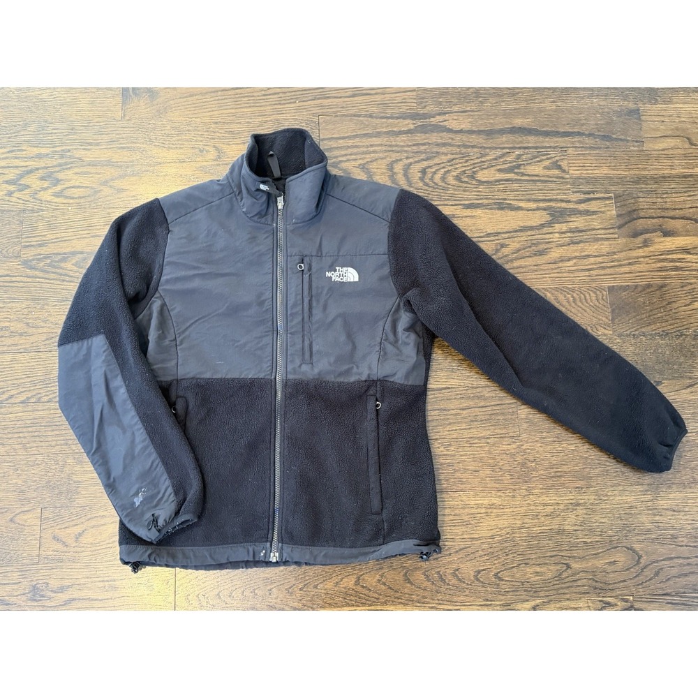 THE NORTH FACE WOMENS TNF DENALI FULL ZIP BLACK FLEECE JACKET Small Fall